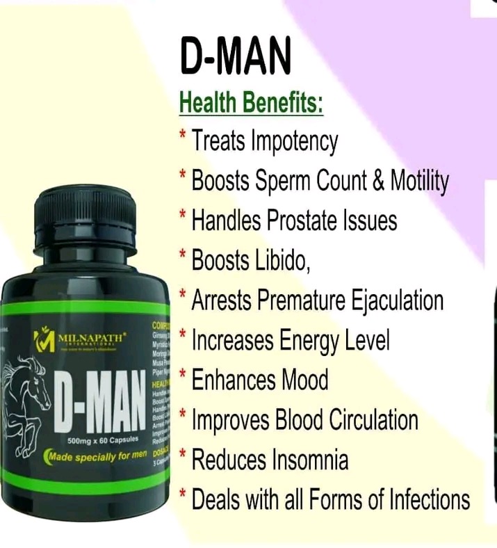 D-MAN Male Vitality & Performance Enhancer
