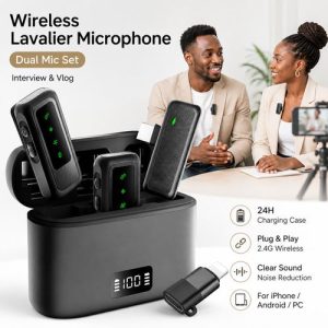 Addigoes Wireless Lavalier Microphone
